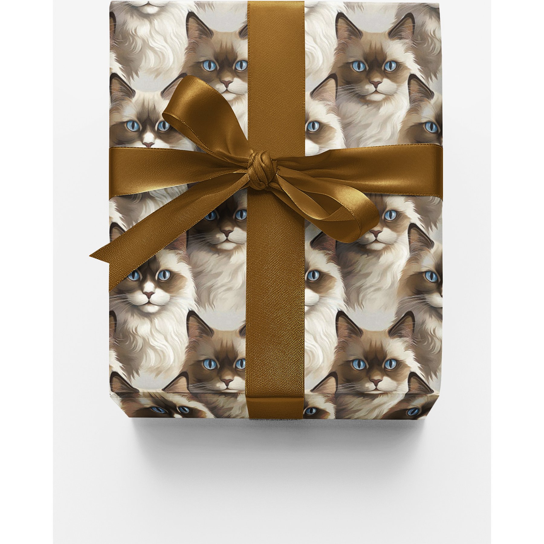 London Penny Soft as a Ragdoll Wrapping Paper, Matte, 6-ft roll