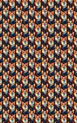 Show full view: London Penny Crown & Corgi Wrapping Paper, Glossy, 15-ft roll slide 4 of 4