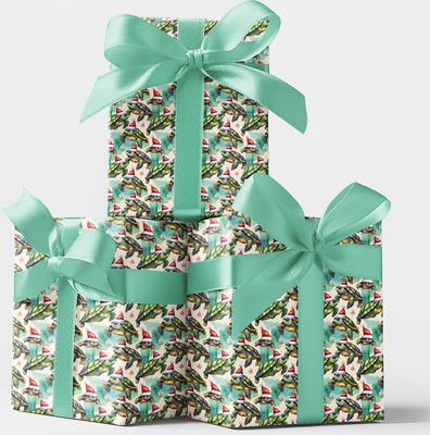 Show full view: London Penny Shell-abrate Wrapping Paper, Glossy, 6-ft roll slide 3 of 4