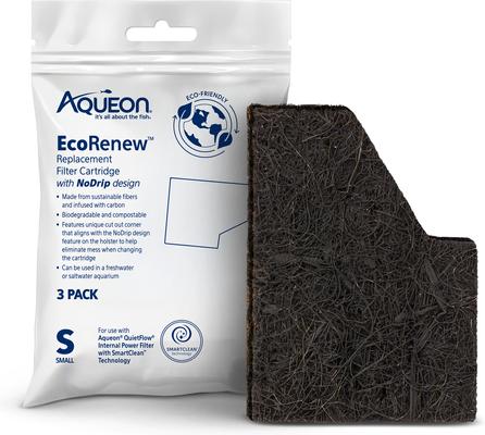 Show full view: Aqueon EcoRenew Replacement Filter Cartridges, 3 count, Small slide 2 of 10