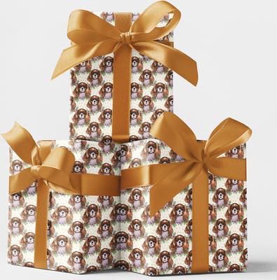 Show full view: London Penny Cavalier Charm Wrapping Paper, Glossy, 6-ft roll slide 4 of 5