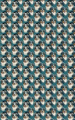 Show full view: London Penny Australian Shepherd Your Heart Wrapping Paper, Glossy, 6-ft roll slide 4 of 5