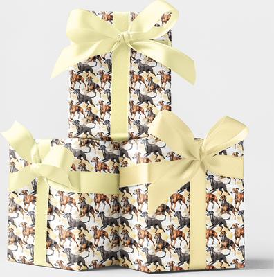 Show full view: London Penny Speed & Grace Greyhound Wrapping Paper, Glossy, 6-ft roll slide 3 of 4