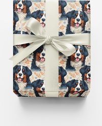 London Penny Bernese in the Breez Wrapping Paper, Glossy, 6-ft roll