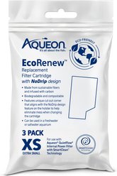Aqueon EcoRenew Replacement Filter Cartridges, 3 count, X-Small