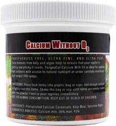 Pangea PangeaCal without D3 Supplement for Reptiles, 3-oz jar slide 2 of 2