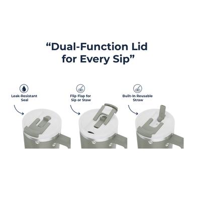 Show full view: E&S PETS Black Shih Tzu Stainless Steel Tumbler, 40-oz, Green slide 5 of 6