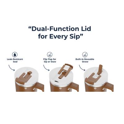 Show full view: E&S PETS German Shorthaired Pointer Stainless Steel Tumbler, 40-oz, Red slide 5 of 6