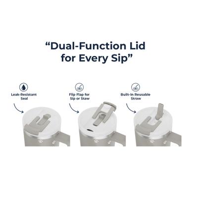 Show full view: E&S PETS German Shepherd Stainless Steel Tumbler, 40-oz, Gray slide 5 of 6