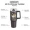 Show in main carousel: E&S PETS Pug Stainless Steel Tumbler, 40-oz, Gray slide 2 of 6