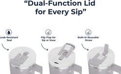 E&S PETS Poodle Stainless Steel Tumbler, 40-oz, Purple slide 2 of 5