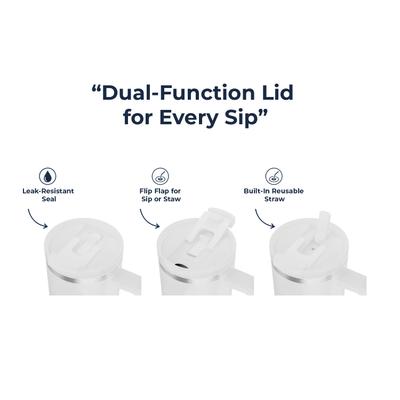 Show full view: E&S PETS Rottweiler Stainless Steel Tumbler, 40-oz, Ivory slide 5 of 6