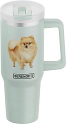 E&S PETS Pomeranian Stainless Steel Tumbler, 40-oz, Steel