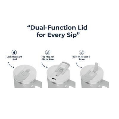 Show full view: E&S PETS Dachshund Stainless Steel Tumbler, 40-oz, Gray slide 5 of 6