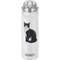 Show in main carousel: E&S PETS Black & White Cat Stainless Steel Water Bottle, 24-oz, White slide 1 of 5