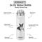 Show in main carousel: E&S PETS Boston Terrier Stainless Steel Water Bottle, 24-oz, White slide 2 of 5