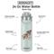 Show in main carousel: E&S PETS Boxer Stainless Steel Water Bottle, 24-oz, Teal slide 2 of 5