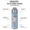 Show in main carousel: E&S PETS Jack Russell Terrier Stainless Steel Water Bottle, 24-oz, Light Blue slide 2 of 5
