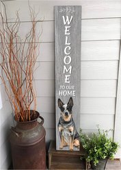 E&S PETS Australian Cattle Dog Wooden Welcome Sign slide 2 of 6