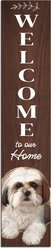 E&S PETS Shih Tzu Wooden Welcome Sign slide 1 of 6