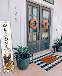 E&S PETS German Shepherd Wooden Welcome Sign slide 2 of 6