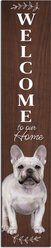 E&S PETS French Bulldog Wooden Welcome Sign