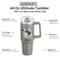 Show in main carousel: E&S PETS Black Shih Tzu Stainless Steel Tumbler, 40-oz, Green slide 2 of 6