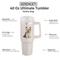 Show in main carousel: E&S PETS Yorkie Stainless Steel Tumbler, 40-oz, Pink slide 2 of 6