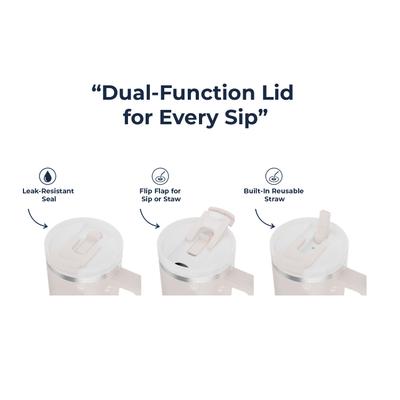 Show full view: E&S PETS Cavalier King Charles Stainless Steel Tumbler, 40-oz, Pink slide 5 of 6