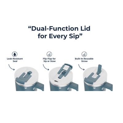 Show full view: E&S PETS Bichon Frise Stainless Steel Tumbler, 40-oz, Pink slide 5 of 6