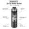 Show in main carousel: E&S PETS French Bulldog Stainless Steel Water Bottle, 24-oz, Black slide 2 of 5