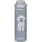Show in main carousel: E&S PETS Poodle Stainless Steel Water Bottle, 24-oz, Light Blue slide 1 of 5