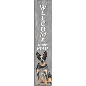 E&S PETS Australian Cattle Dog Wooden Welcome Sign
