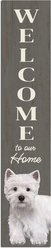 E&S PETS Westie Wooden Welcome Sign