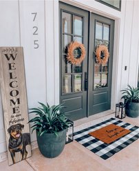 E&S PETS Rottweiler Wooden Welcome Sign slide 2 of 6