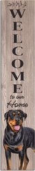 E&S PETS Rottweiler Wooden Welcome Sign