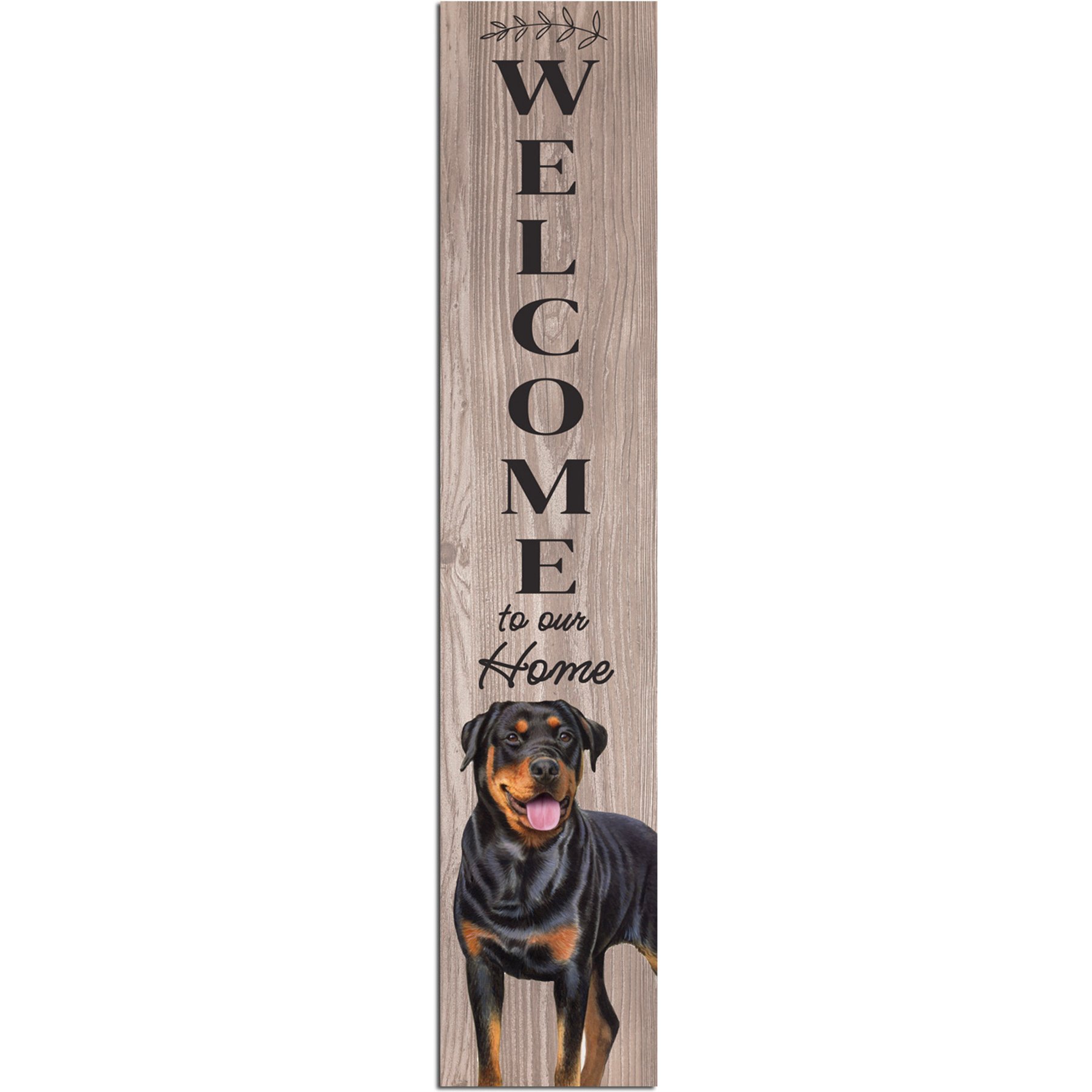 E&S PETS Rottweiler Wooden Welcome Sign