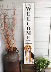 E&S PETS Beagle Wooden Welcome Sign slide 2 of 6