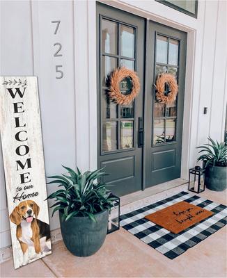 Show full view: E&S PETS Beagle Wooden Welcome Sign slide 3 of 6