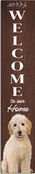 E&S PETS Goldendoodle Wooden Welcome Sign