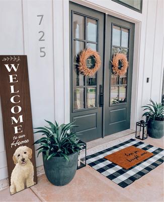 Show full view: E&S PETS Goldendoodle Wooden Welcome Sign slide 3 of 6