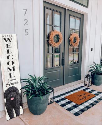Show full view: E&S PETS Labradoodle Wooden Welcome Sign slide 3 of 6