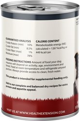 Health Extension Grain-Free Beef Canned Dog Food, 12.5-oz, case of 12 slide 2 of 7