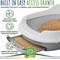 Show in main carousel: Small Pet Select Sifting Cat Litter Box with Free 8-lb Hemp Pellets Combo, 5 Free Pee Pads & Free Litter Scoop slide 2 of 7