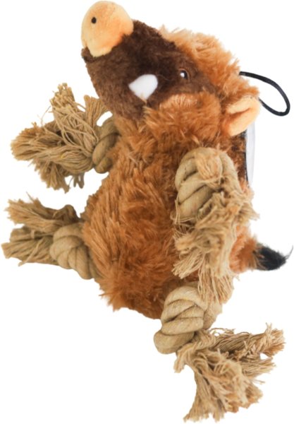 Show full view: SteelDog USA Ropers Warthog Squeaky Plush Dog Toy slide 1 of 5