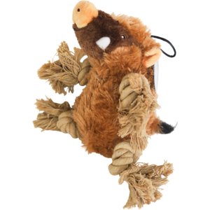 SteelDog USA Ropers Warthog Squeaky Plush Dog Toy