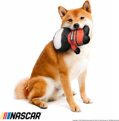 Show full view: NASCAR Red Race Car Driver Plush Dog Toy slide 4 of 6