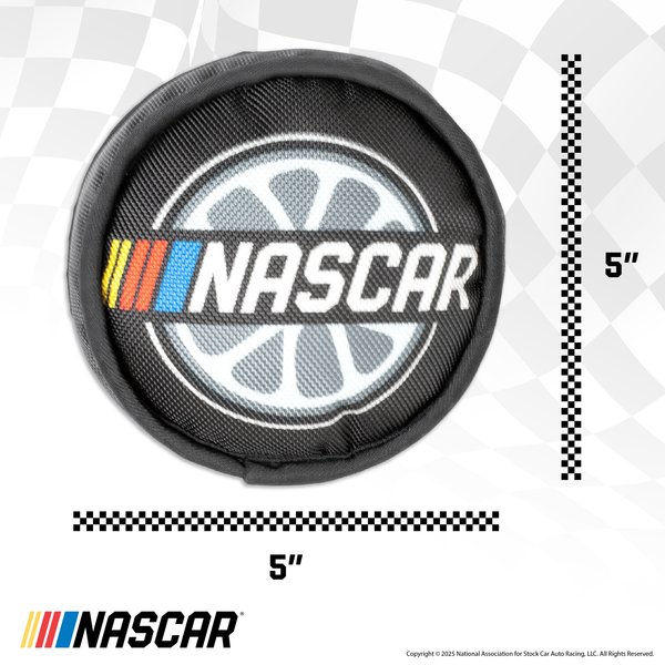 Show full view: NASCAR Ballistic Race Car Tire Tough Dog Chew Toy slide 5 of 6