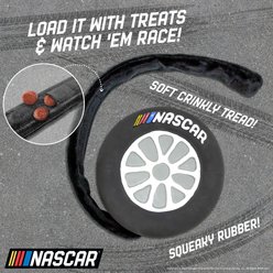 NASCAR Race Car Tire Squeaky Treat Dispensing Dog Toy slide 2 of 6
