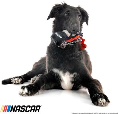 Show full view: NASCAR Race Car Dog Toy with Rope Tug slide 4 of 7